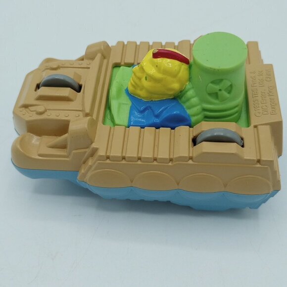 Vintage 1990 Duke Nukem Captain Planet Flip Car Burger King Meal Toy - Picture 7 of 9
